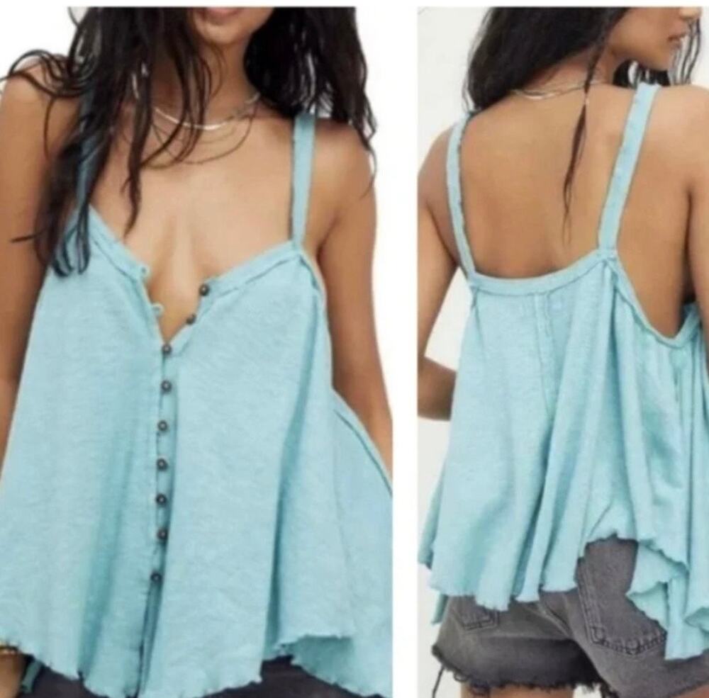 Free People Women's Dream Weaver Tahiti Breeze Tank Top  Size xs nwt